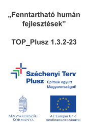 TOP_Plusz 1.3.2-23 „Fenntartható humán fejlesztések”