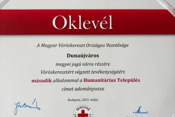 Dunaújváros Humanitárius település lett – másodízben is