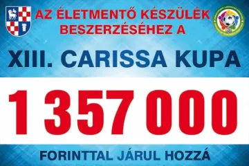 Hírkép: Carissa Kupa jótékony akció: 1.357.000,- Forint