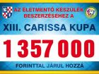 Hírkép: Carissa Kupa jótékony akció: 1.357.000,- Forint