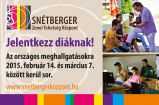 Hírkép: Jelentkezz diáknak! - Snétberger Zenei Tehetség Központ felhívása