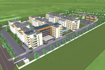 Hírkép: Bővül a Hankook korszerű apartman szállója Dunaújvárosban