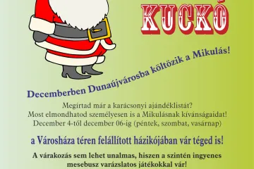 Hírkép: Decemberben Dunaújvárosba költözik a Mikulás!