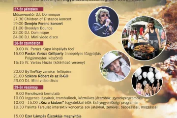 Hírkép: Parázs-Varázs Családi Hétvége - Asztalfoglalás április 04-től!