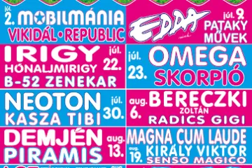 Hírkép: Agárdi Popstrand - Műsorváltozás!