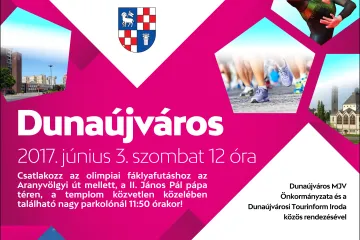 Hírkép: Európai olimpiai lángfutás Dunaújvárosban!