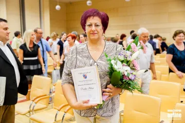 Hírkép: Dudás Pálné kapta a Dunaújváros Közszolgálatáért Díjat