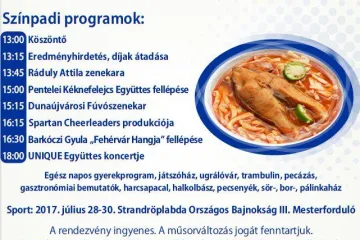 Hírkép: Horgász-, Halászlé- és Halfőző Verseny július végén!