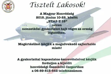Hírkép: Közérdekű közlemény