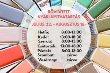 Hírkép: A Felnőttkönyvtár és a Gyermekkönyvtár egész nyáron nyitva áll és szeretettel várja olvasóit, látogatóit! JÚLIUS 22-e és AUGUSZTUS 16-a között RÖVIDÍTETT NYITVATARTÁSSAL várják látogatóikat!