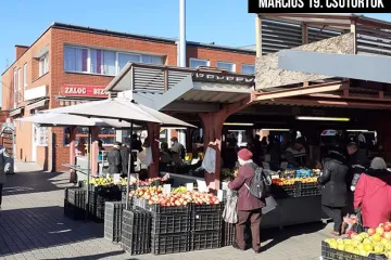 Hírkép: Péntektől maximum 200 vásárló tartózkodhat a piac területén
