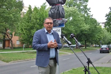 Hírkép: 40 új parkólóhely és új forgalmi rend a Weiner Tibor körúton