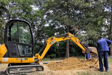 Hírkép: Homokcsere a játszótereken 