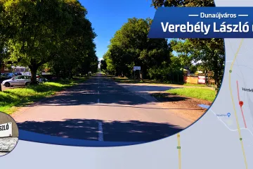 Hírkép: Utcanévnapok II Verebély László utca 