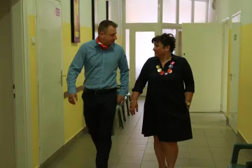 Hírkép: Az Egészségmegőrzési Központba látogatott Barta Endre alpolgármester