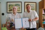 Hírkép: Újabb 90 éves szépkorút köszöntött az önkormányzat