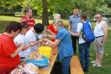 Hírkép: Az esőemberek családjai találkozójának adott otthont a Szalki-szigeti kemping