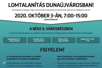 Hírkép: Folytatódik a lomtalanítás Dunaújvárosban