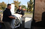 Hírkép: Mintegy 50 tonna hulladéktól tisztították meg szombaton Dunaújvárost