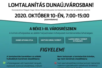 Hírkép: A Béke I-III. városrészben folytatódik a lomtalanítás