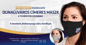 Hírkép: Jótékony célért lehet Dunaújváros címeres maszkot vásárolni