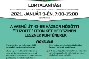 Hírkép: Újabb lomtalanítás lesz a városunkban 