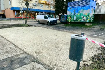 Hírkép: Új parkolóhelyeket alakítottak ki a Margaréta Óvodánál