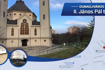 Hírkép: Utcanévnapok II II. János Pál pápa tér