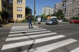Hírkép: Tisztasági festésen a parkolósávok és az egyéb útburkolati jelek