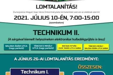 Hírkép: A Technikum II. városrészben lesz a következő lomtalanítás