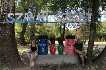 Hírkép: Vidám alkotások várják a kempingben nyaralókat
