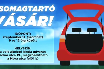 Hírkép: Csomagtartó Vásár és Bolhapiac lesz a volt újtelepi iskola udvarán 