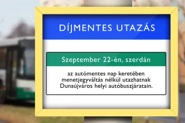 Hírkép: Szeptember 22-én díjmentes az utazás a helyi járatokon