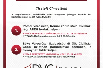 Hírkép: Újabb két ügyfélszolgálati iroda nyílik a napokban 