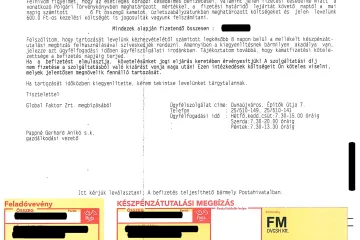 Hírkép: Érvénytelenek a Global Faktor számlái - nem szabad fizetni