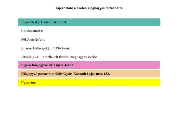 Hírkép: Fizetési meghagyás - ellentmondás segédlet