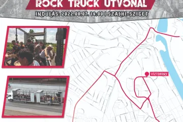 Hírkép: Útnak indul a Rock Truck: vasárnap a CityRocks zenészei járják végig Dunaújváros utcáit