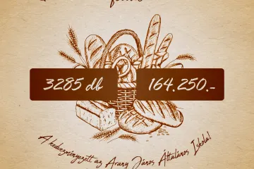 Hírkép: Minden Dunaújváros Kenyere megvásárlása után 50 forinttal az Arany János Általános Iskolát támogatják