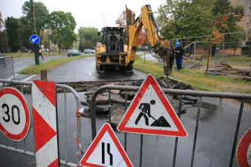 Hírkép: Javítják a távhővezetéket a Rómain, forgalomkorlátozásokra kell számítani - itt vannak a részletek