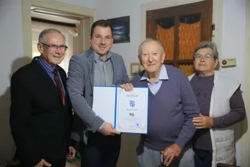 Hírkép: Két szépkorú dunaújvárosi ünnepelte kerek születésnapját