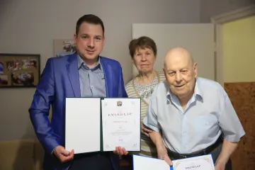 Hírkép: Újabb dunaújvárosi töltötte be 90. életévét