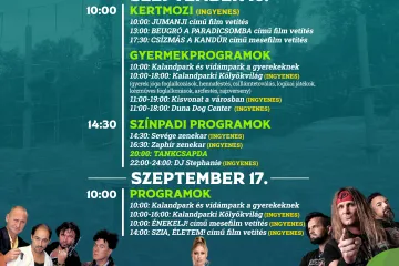 Hírkép: Pénteken újra Kalandpark Fesztivál