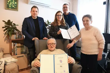 Hírkép: Újabb szépkorú polgárunk lett 90 éves