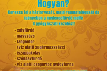 Hírkép: Kedvezményes kezelések nyugdíjasok részére az Agárdi Gyógy-, és Termálfürdőben