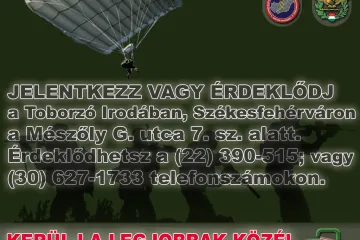 Hírkép: Szerződéses katonai szolgálat a Magyar Honvédségben!
