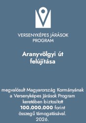 Aranyvölgyi út felújítása
